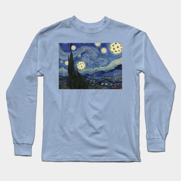 Pickleball Nights Long Sleeve T-Shirt by T Santora